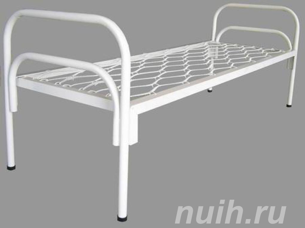 Кровати металлические с ДСП спинками оптом,