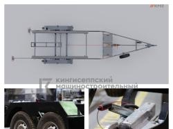 Прицеп для перевозки катеров, лодок и яхт . ...