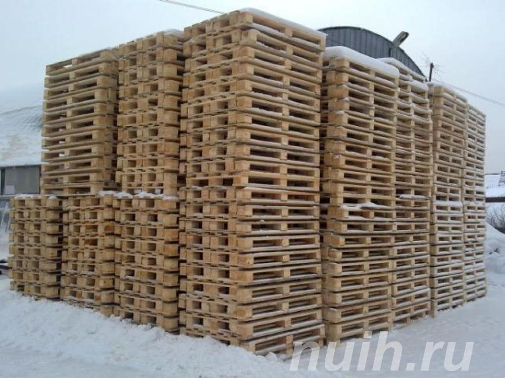 Поддон плоский четырехзаходный деревянный ...,