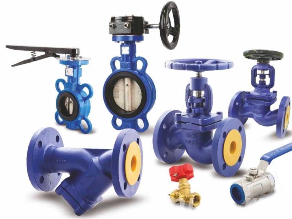 Клапаны и вентили запорные и регулирующие,