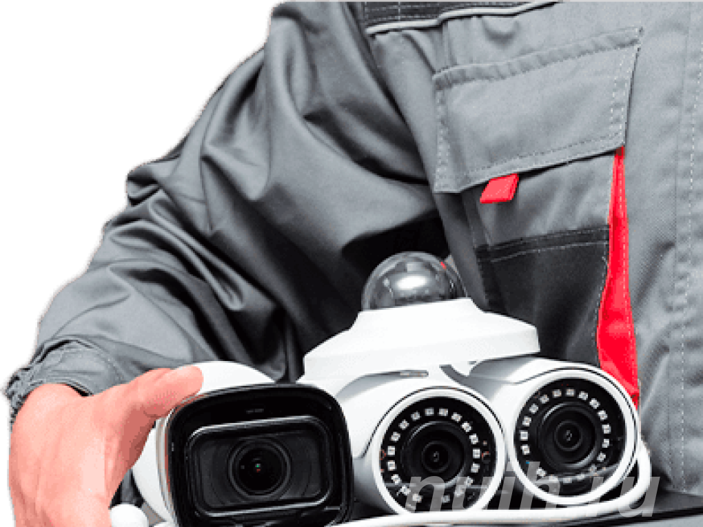 Монтаж видеонаблюдения под ключ,