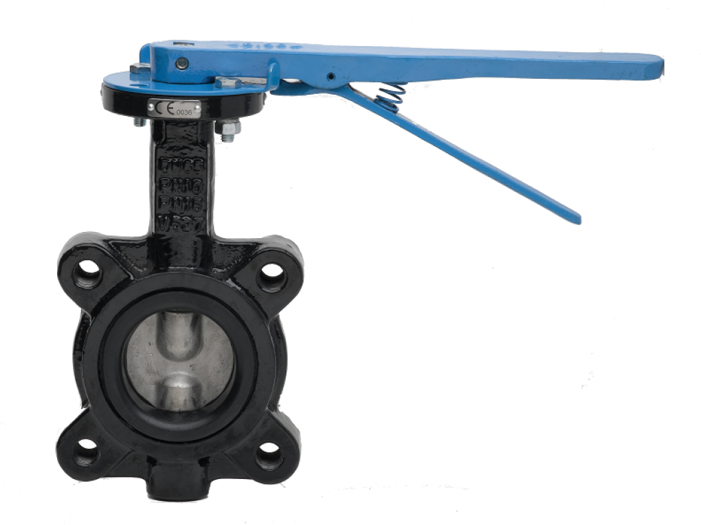 Дисковые затворы с диском из чугуна,