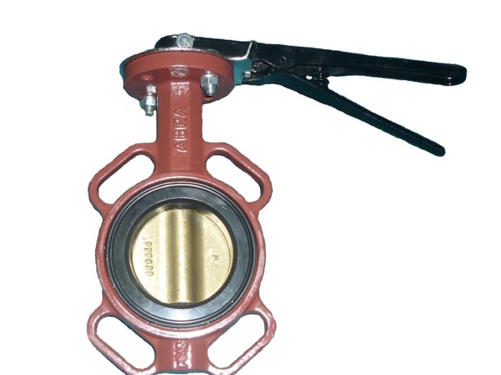 Дисковые затворы с диском из бронзы,