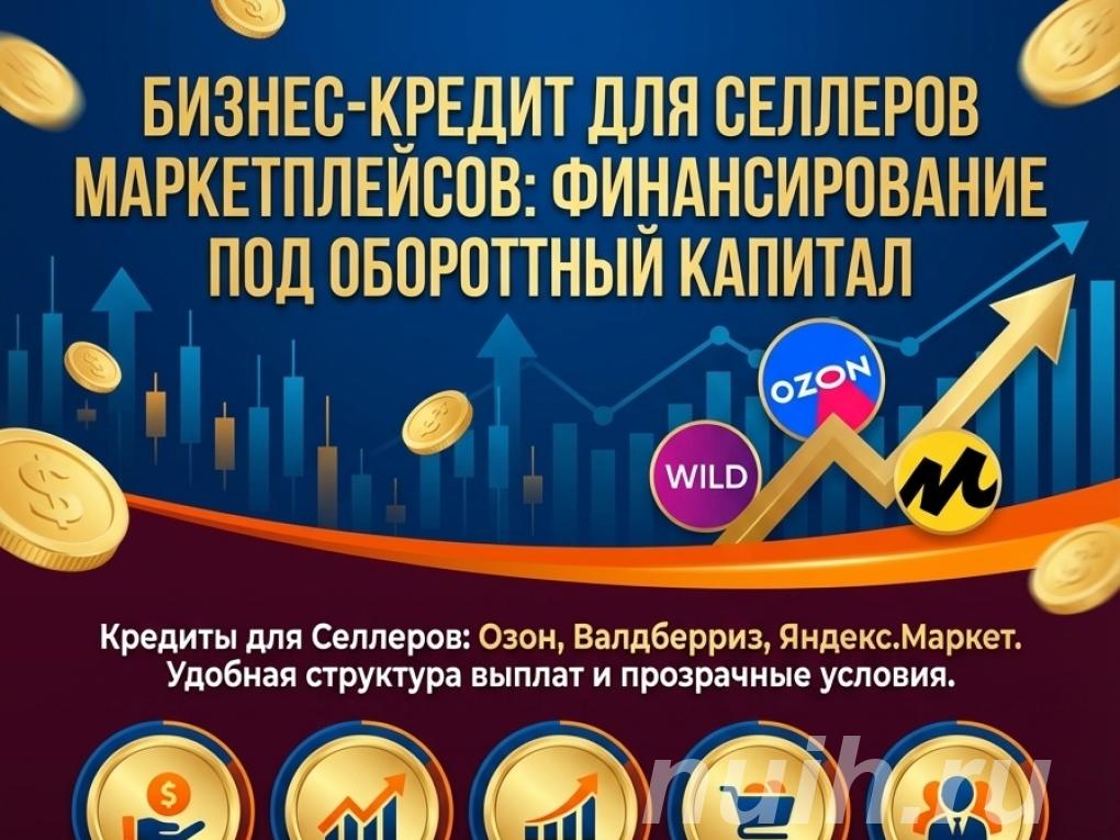 Бизнес-Кредит для Селлеров маркетплейсов по РФ.,