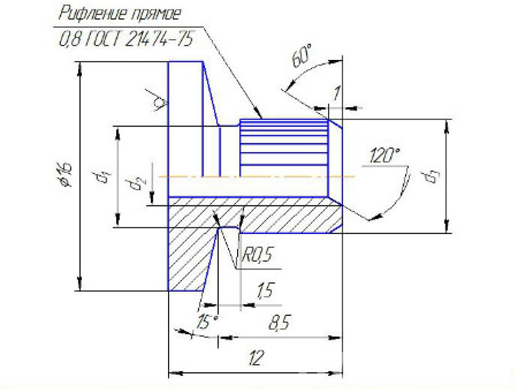 Гайка врезная ГОСТ 16561-76,